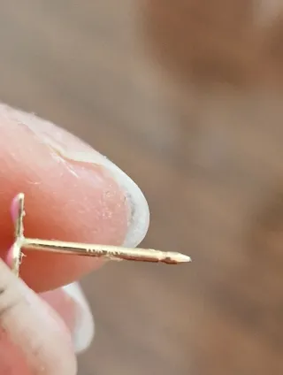 Pendientes Mariposa Oro 10k Rosa