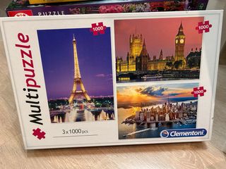 Puzzle Clementoni Multipuzzle 3x1000