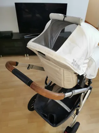 Carro / Cochecito Gemelar Uppababy Vista Beige