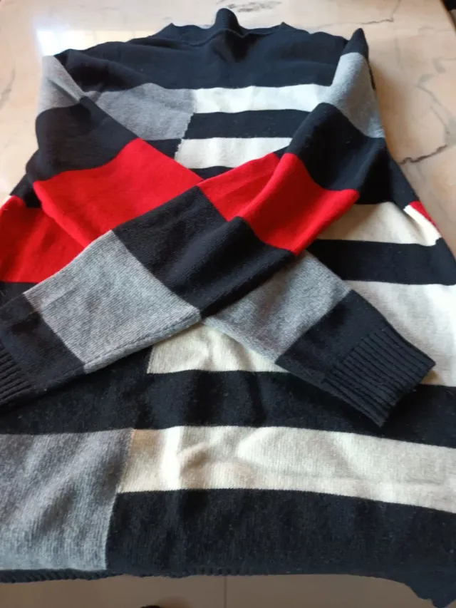 cmCaldo Maglione a blocchi di colore lungo