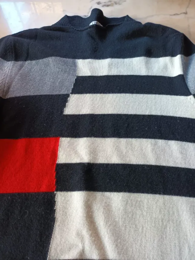 cmCaldo Maglione a blocchi di colore lungo