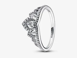 Anillo Pandora Tiara Corazón Plata