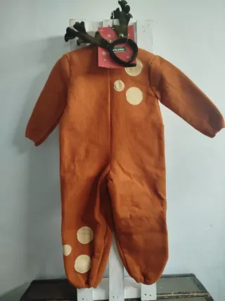 Disfraz reno infantil con cuernos