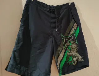 Tapout Pantalón Corto Azul y Verde