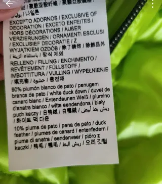 Plumífero Bimba y Lola verde oliva