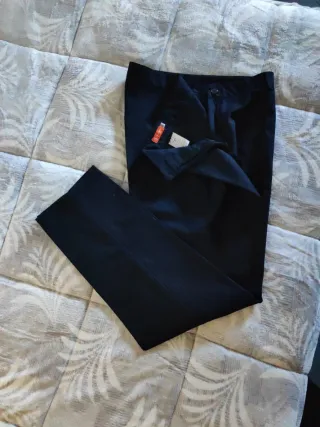 Pantalón de vestir azul marino talla 52