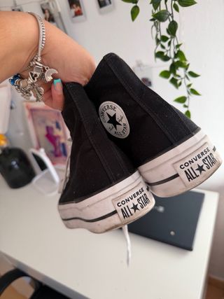 Converse Chuck Taylor Plataforma Negras
