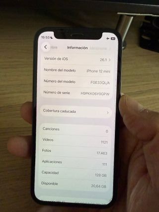 iPhone 12 mini 128GB Negro