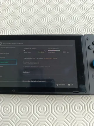 Nintendo Switch Grigia completa