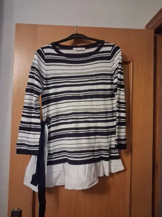 Lote Jersey rayas Purificación Garcia y dkny