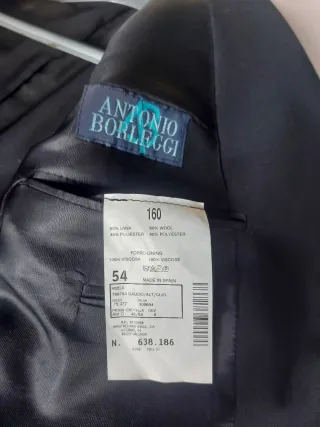 Americana caballero negra talla 54