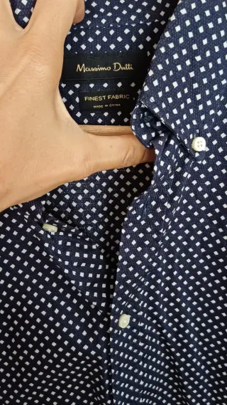 Camisas Massimo Dutti Talla S Azul (c/u)