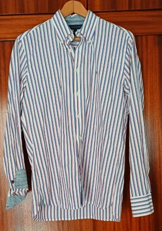 Camisas Massimo Dutti Talla S Azul (c/u)