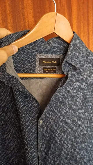 Camisas Massimo Dutti Talla S Azul (c/u)