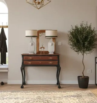 Mesa consola inglesa antigua aparador