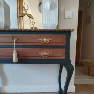 Mesa consola inglesa antigua aparador