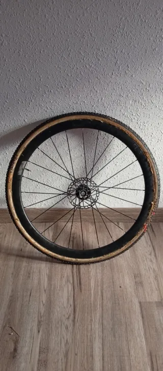 Rueda carbono ciclocross trasera