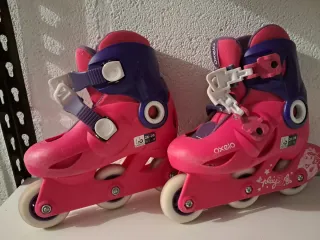 Patines Oxelo rosas talla 26-28