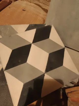 Lote de baldosas decorativas