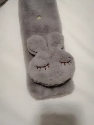 Bufanda de peluche para niña