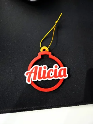 Adorno Navideño Personalizado, nombres y mascotas