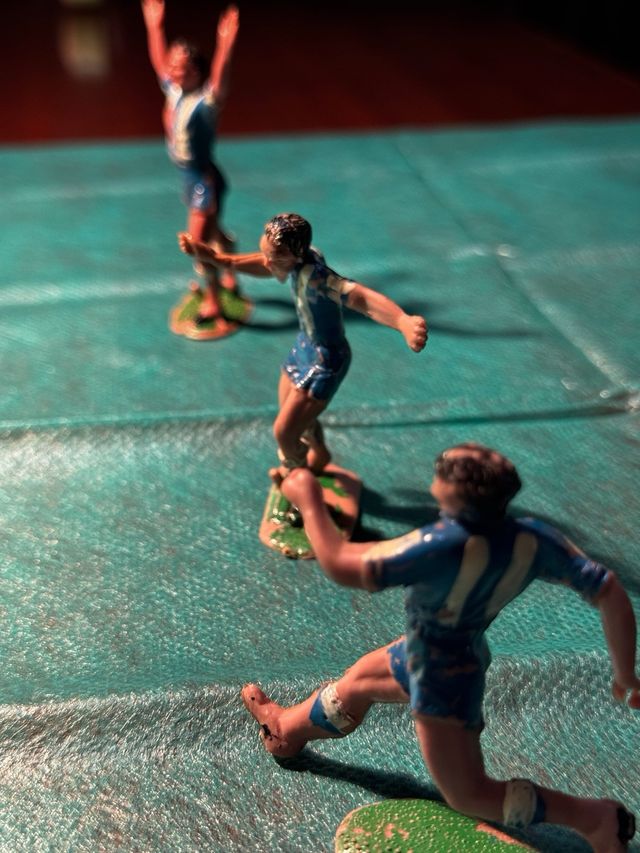 Figuras Fútbol Barça vs Espanyol 80s