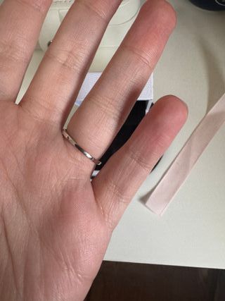 Anillo plateado con mariposa brillante plata 925