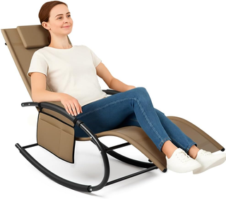 Sedia Sdraio a Dondolo da Giardino, Lettino Prendi