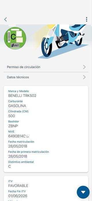 Benelli TRK 502 Blanca