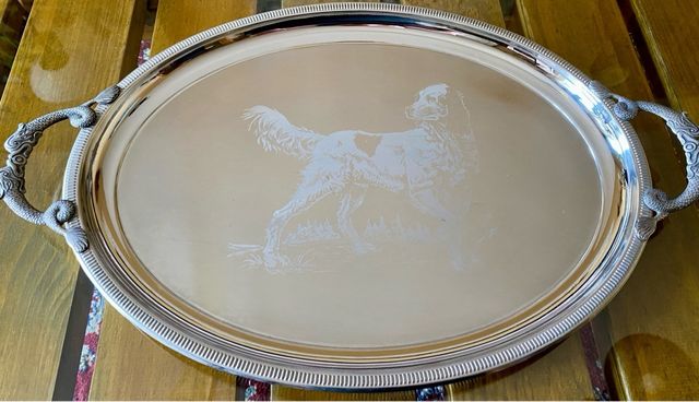 Bandeja Jean Couzon XL Vintage años 40.