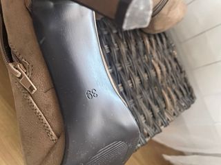 Botín tacón camel talla 39