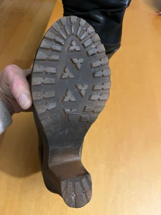 Botines negros piel mujer talla 38