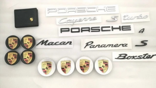 ANAGRAMA LOGOTIPO ESCUDO METAL PORSCHE CAPOT
