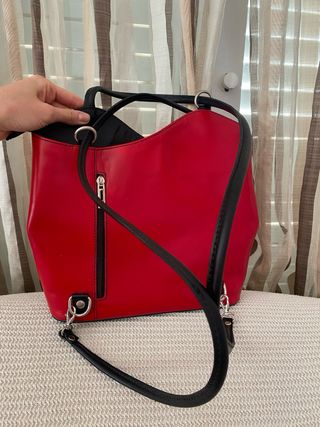 Bolso-mochilla Piel Genuina