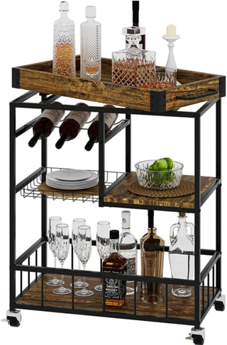 Carrello da Cucina Multiuso Portaoggetti Salvaspaz