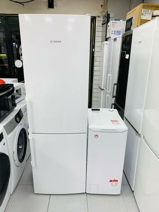 Super oferta pack Nevera y Lavadora con garantía