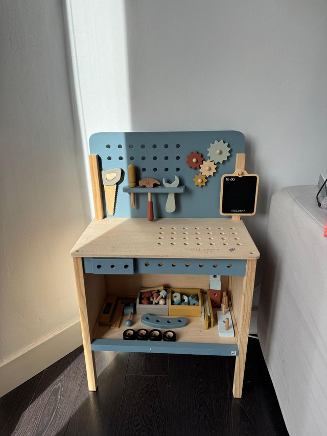 Banco da lavoro in legno Little Dutch