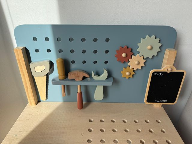 Banco da lavoro in legno Little Dutch