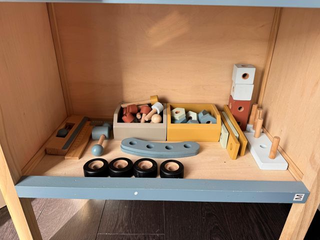 Banco da lavoro in legno Little Dutch