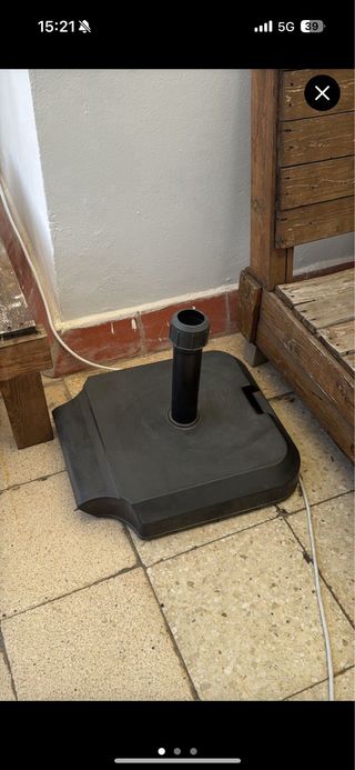 Kit colchones impermeables, base de sombrilla