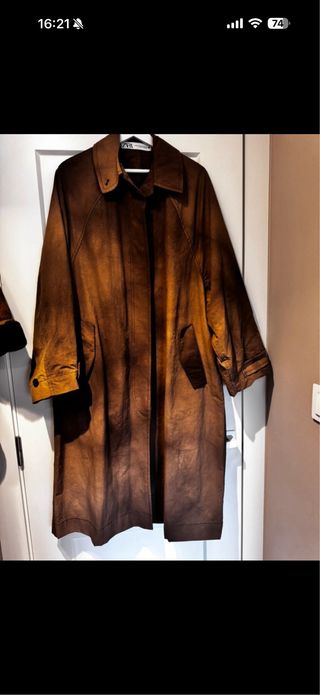 Trench Zara Marrón Nuevo sin etiqueta