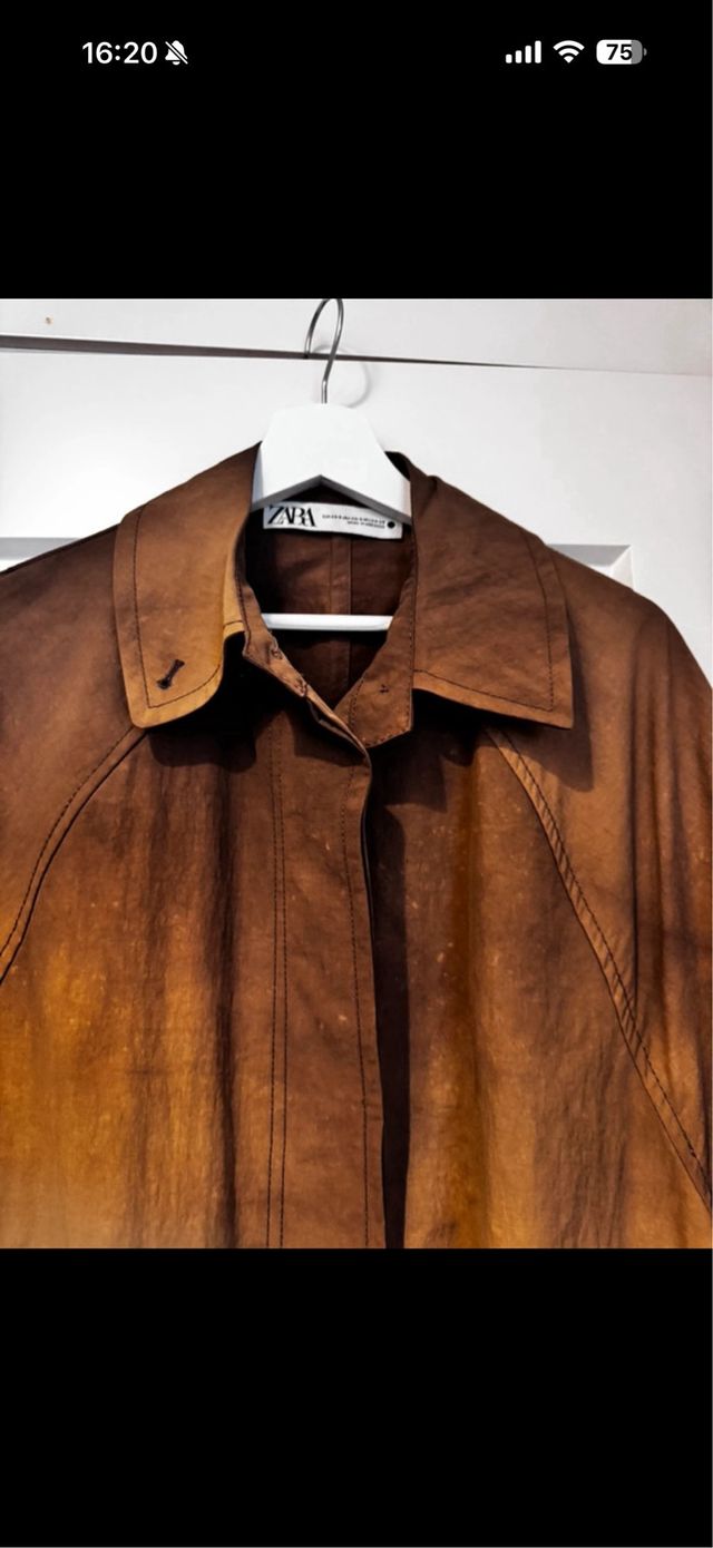 Trench Zara Marrón Nuevo sin etiqueta