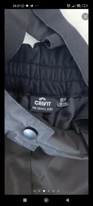 Pantalón de esquí con tirantes T8-10