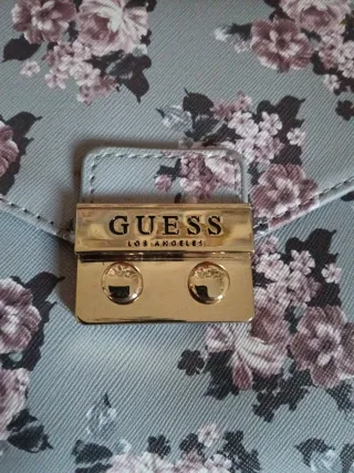 Borsa Guess floreale grigia