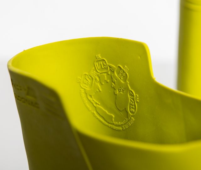 Botas de agua Solognac verdes 33/34