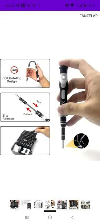 Kit de Destornilladores de Precisión