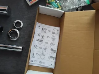 Sifón Cilíndrico Roca Acero Inoxidable