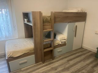 Litera juvenil madera.