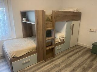 Litera juvenil madera.