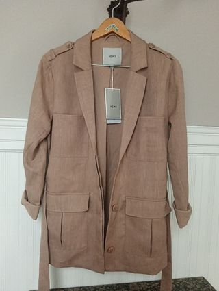 Chaqueta ICHI Beige Talla L